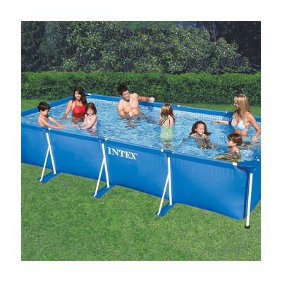 China Easy Install Original INTEX 28274 4.5M*2.2M*0.84M Rectangular Frame Pool Set Pool and Accessories Included for sale