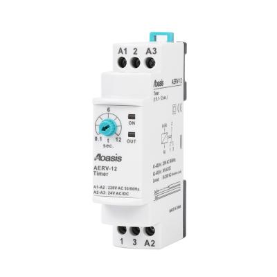 China AOASIS AERV-12 220V Sealed Electronic Relay Power Delay Time Adjustable Relay for sale