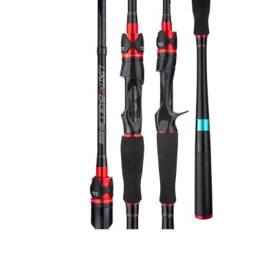 China Outdoor Fishing Activity 170.2g Top Right 244cm Two Section Casting Fishing Rod Rod Carbon Salt Water Bait Mount Handle for sale