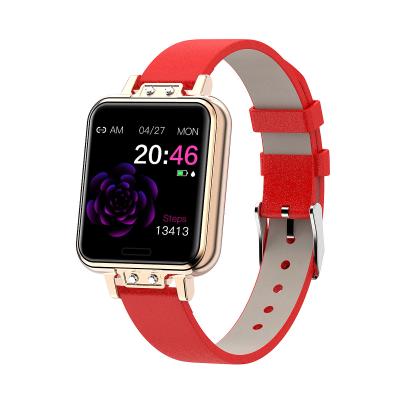 China Hot Selling Waterproof Smart Watch New Design Ip68 Temperature Touch Screen Smartwatch With Heart Rate Fitness Bracelet Watches For Phone for sale