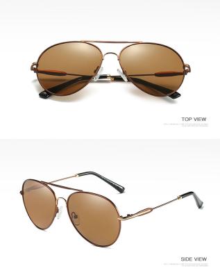 China Fashion and classic styles 2021 new metal material shades polarized night PE143 unisex sunglasses wholesale for sale