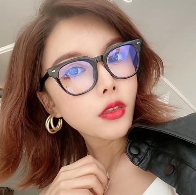 China Supply Prescription Eyeglasses Buy 1 Get 1 Oval Cheap Glass Frames 2305 Online Customization TR90 Astigmatism Prescription 0~200 Optical Glasses for sale