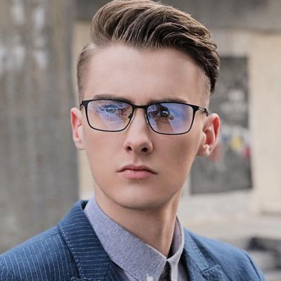 China 10 Years OEM Experience Sunbest Newest Eyewear 5927 Men's Business Blue Light Anti Blocking Optical Glasses Metal Frames Prescription Glasses for sale