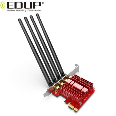 China Desktop& EDUP Laptop High Speed ​​Network Realtek RTL8814AE PCI-E External Wireless Adapter for sale