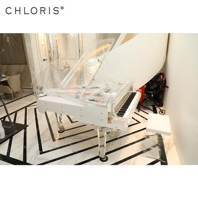 China Mechanical Luxury Furniture Crystal Transparent Grand Piano For Home Decoration Acrylic Piano for sale