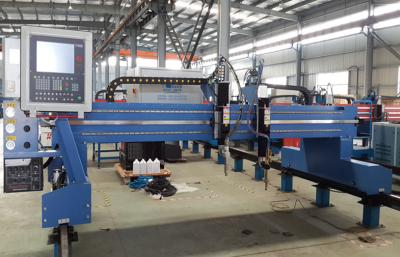 China Custom Electrical Auto Plasma / Flame CNC Cutting Machine For Aluminum / Copper / Steel plate for sale