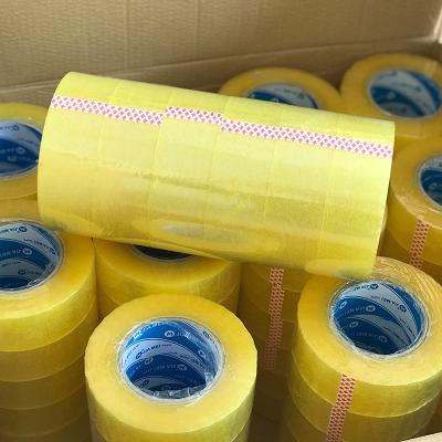 China Waterproof Clear Bopp Adhesive opp Packing For Economic Canton Sealing Custom Design Application Self Adhesive Bopp Packing Tape for sale