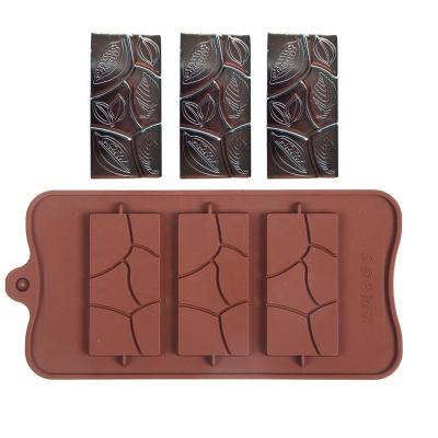 China New Silicone Chocolate Silicone Cake Non-Stick Jelly Candy 3D DIY Baking Mold Sets Viable Mold 3 Molds Kitchen Accessories for sale