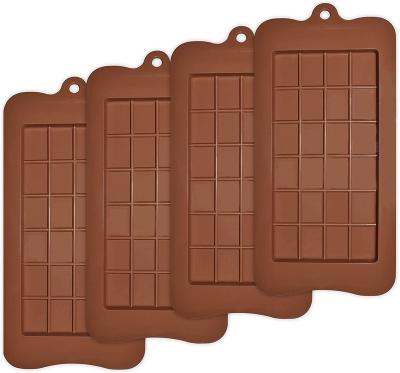 China Silicone Rubber Chocolate Mold 12 Shapes Chocolate Baking New Factory Non-Stick Silicone Cake Candy Mold 3D Mold DIY for sale