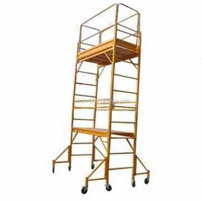 China Industrial Scaffolding Towers Metal Pipe France Scaffolding Tower With Guardrail Stucco Scaffolding for sale