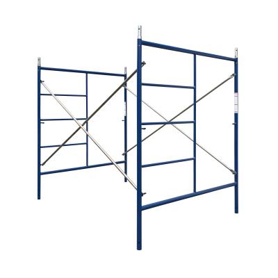 China 1219mm*1700mm traditional Q235 hatch metal scaffolding frame used scaffolding in Japan for sale