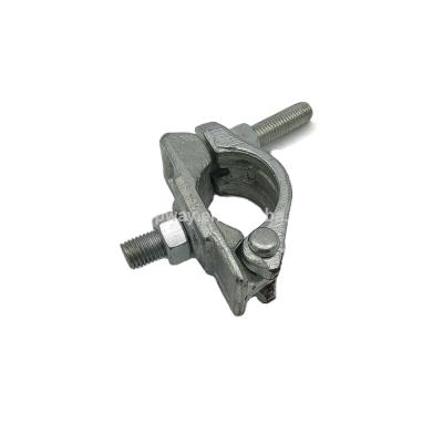 China Construction Single Clamp Industrial Scaffolding Half Coupler for sale