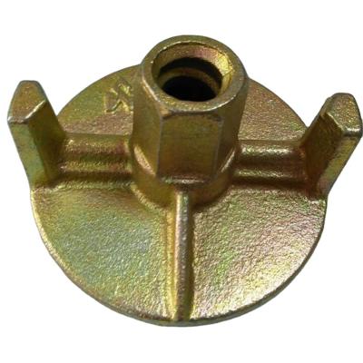 China Heavy Industry Concrete Construction Formwork Cast Iron Wing Nut Tie Rod Plate for sale