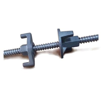 China Recycles Formwork Riveting Nut Wing Nut 15/17mm Scaffolding Link Rod Nut Cast Iron for sale