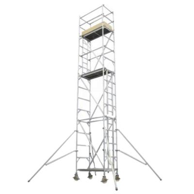 China Industrial Movable Aluminum Tower Scaffolding Telescopic Scaffolding Tower for sale