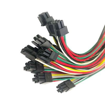 China Automotive Customize 4pin Wire Harness Idc Connector Wire Harness 3.96mm Jst Connector Wire Harness for sale