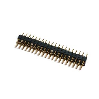 China Factory PCB FPIC Pin Header 1mm 2mm 1.0 2.0 2.54 Pitch Single Double Row Pin Header Male Connector for sale