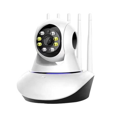 China NIGHT VISION Hd Color Night Vision Rotating Spherical IP Camera 4 Antenna CCTV Suitable For Home Security for sale