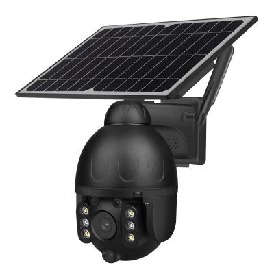 China 1080P NIGHT VISION IP Camera WIFI Solar Panel Battery PTZ Security Camera Waterproof Outdoor CCTV Camera for sale