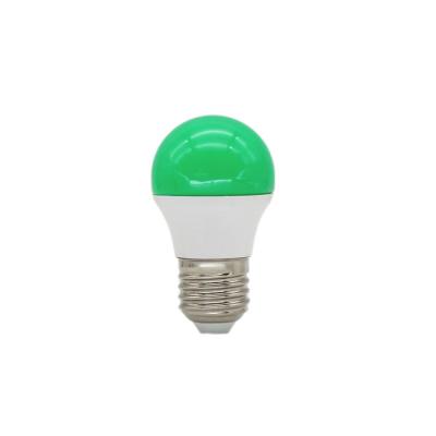 China Antique Factory Sale 3W 5W LED Cup Lampshade Lighting Accessories Green G45 Plastic And PC Aluminum Cover Whole Bulbs for sale