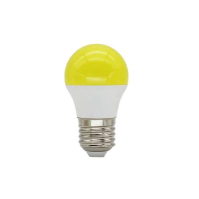 China Factory Sale 3W 5W LED Cup Lampshade Lighting Accessories G45 Antique Yellow Plastic And PC Aluminum Cover Whole Bulbs for sale