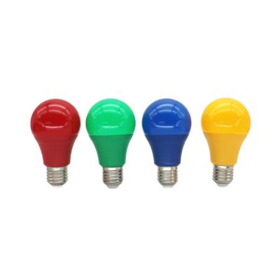 China Garden Christmas Led Light Bulb Red Yellow Colorful Electric Bombillos 7W 9W Cheapest Led Lights Lamp Parts for sale