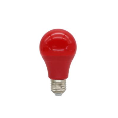 China A60/49 Antique Bulbs Red Color 9W LED Light Aluminum Cup And PC Plastic Cover Lighting Accessories Lampshades for sale