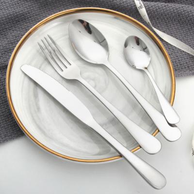 China 2021 New product viable stainles steel flatware spoon fork set cutlery stainless steel knife for sale