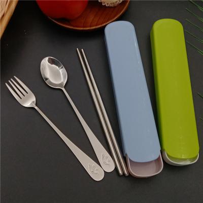 China Best Sustainable Selling Camping Product Stainless Steel Flatware Set Fork Knife And Spoon Set for sale