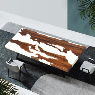 China (Size) Best Seller Modern Adjustable Furniture Epoxy Resin River Tables, Unique Design Customized Epoxy Tables Ocean for sale