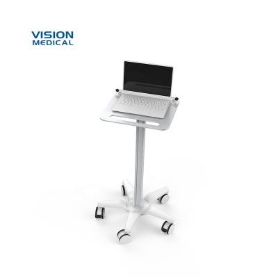 China Industrial medical nursing cart /trolley laptop cart hospital mobile computer cart laptop workstation cart for sale