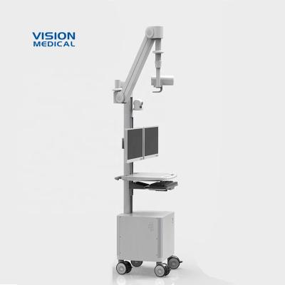 China Remote Consulting System Trolley Cabinet Mount Recording-Cast Device Remote Telemedicine Cart Health System Industrial Smart Dual Screen for sale