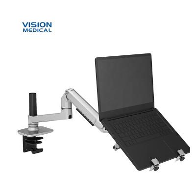 China Aluminum Alloy Industrial Folding Universal Rotating Bracket Notebook Desk Lifting Computer Telescopic Stand for sale