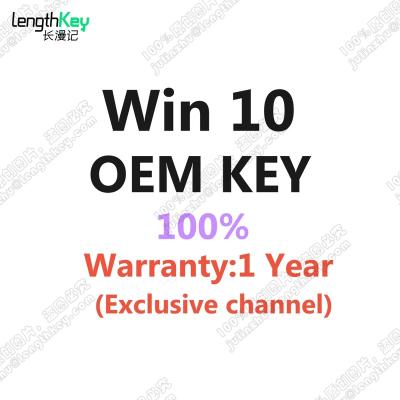 China One Year Warranty Win 10 OEM Digital License Win 10 Online OEM Professional Win 10 Activation Key 100% OEM Pro Pro for sale