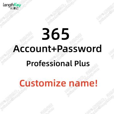 China 24/7 Online Email Customize Office 365 Pro Lifetime Plus 5 PC/Mac 1TB Account+Password License 100% Key Name Online Activation Customize Office 365 name for sale