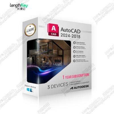 China 24/7 Autodesk AutoCAD Online 1 Year Subscription 2024/2023/2022/2021 Mac Genuine License Key PC Drafting Tool Autodesk AutoCAD Software 1 Year Subscription for sale