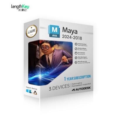 China 24/7 Online License Key Autodesk Maya 1 Year Subscription 2024/2023/2022/2021 For Mac/PC AutoCAD Drawing Tool Software Autodesk Drafting Maya 1 Year Subscription for sale