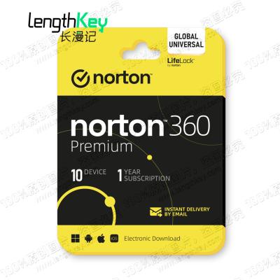 China 24/7 Norton 360 10 Devices Online Premium 1 Year Key License Antivirus Security Software Global Universal Norton 360 2023 10 Devices 1 Year Key Premium for sale