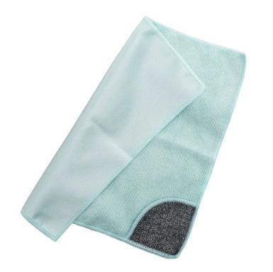 China Microfiber Stocked Cleaning Cloth For Glass 3-in-1 Kitchen Towel Water Absorption Dishcloth Lint Free Cloth for sale