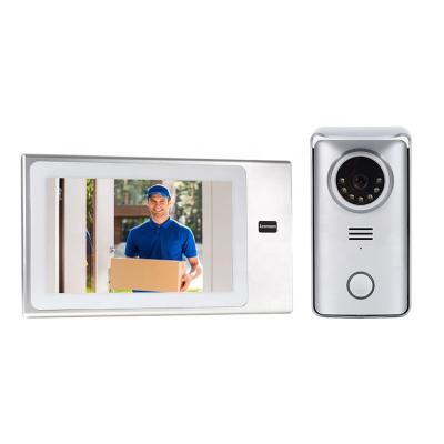 China Photograph/Disc Four Video Screen Slot. Video door phone video intercom 2 wired doorbell smart home camera night vision waterproof door intercom villa for sale