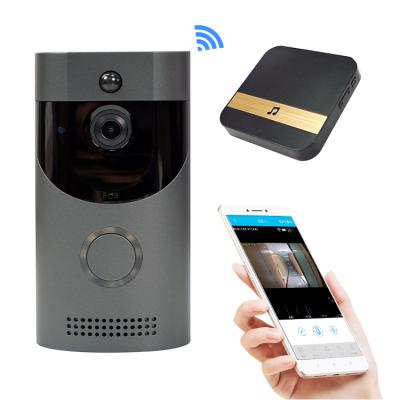 China NEW Modern Wireless WiFi Door Bell Doorbell Smart HD Visual Security Camera with PIR Night Vision Two Way Talk and Real Time Video for sale