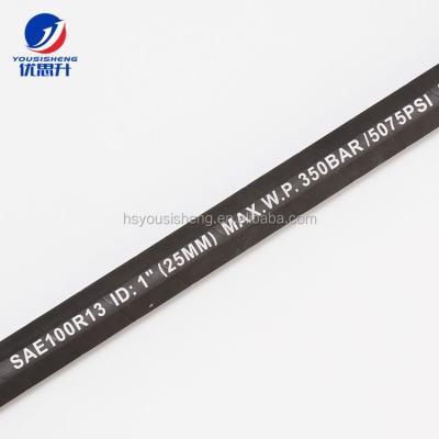 China Super Strong High Pressure R13 Hose Used For Road Machinery 32mm , 125 Degree SAE100 R13 Hydraulic Hose for sale