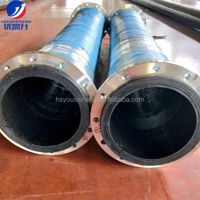 China Transparent sea water used for pumps 40 inch sea water pump hose suction and discharge dredgger rubber hose for sale