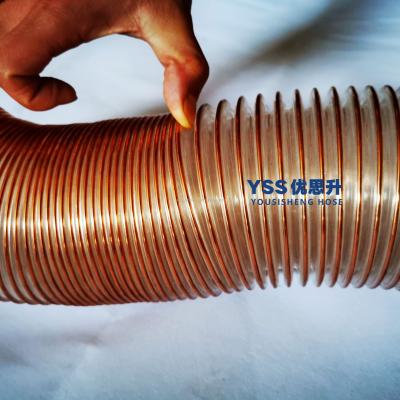 China For Dust Collection China Thick Wall Reinforced Polyurethane Steel Wire PVC Duct Pipe Manufacturers for sale