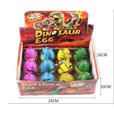 China Novelty Educational Children Educational Gift Toy Hatching In Water Growing Animal Dinosaur Eggs for sale