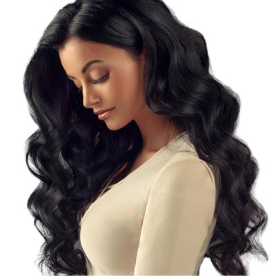 China 230g 18inch Nature Water Wave Double Color Hair Weft Extensions High Quality Synthetic Machine Hair Weft Extensions Bundle for sale