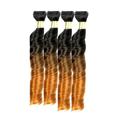 China Hot Selling High Quality Popular Synthetic Hair Extension Synthetic Hair Maid Bundle Bundle Afro Wave Hair Maid Braided Wigs for sale