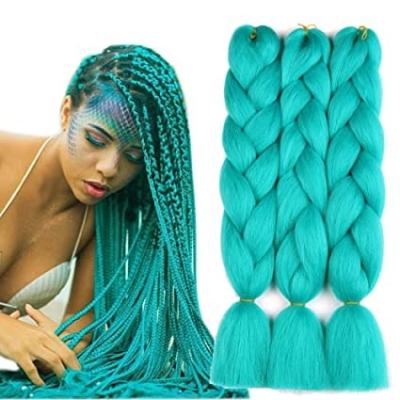 China X-Ring Hair Elephant Hair 3PCS/Pack Crochet Braiding Twist Braids Black Synthetic Hair Extensions Fiber Elephant Braids Hair 24 Inches 100g Pieces for sale