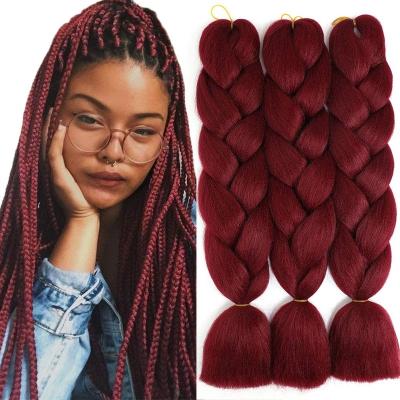 China x-ring hair synthetic hair yaki ombre braiding pre stretched expression hair wholesale jumbo braid for crochet braids for african hair 3pcs/pack for sale