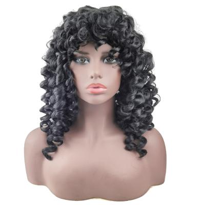 China New Type Wholesale Kinkly Hair Afro Kinky Curly Women's Great Price Short Curly Short Deep Curly Wigs Long for sale